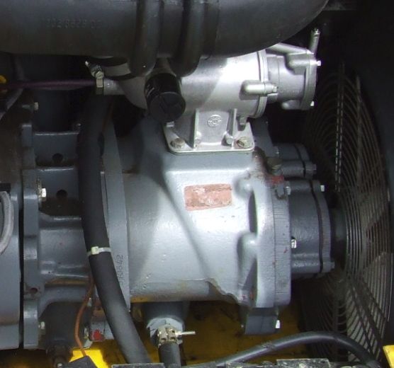 compressor element on portable air compressor