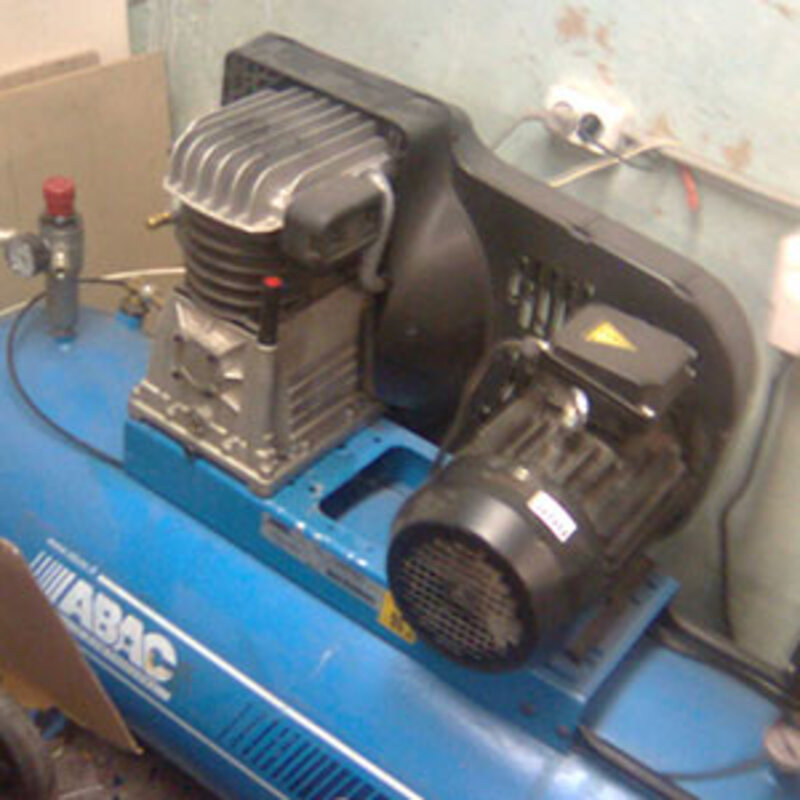 Piston compressor belt squeal troubleshooting