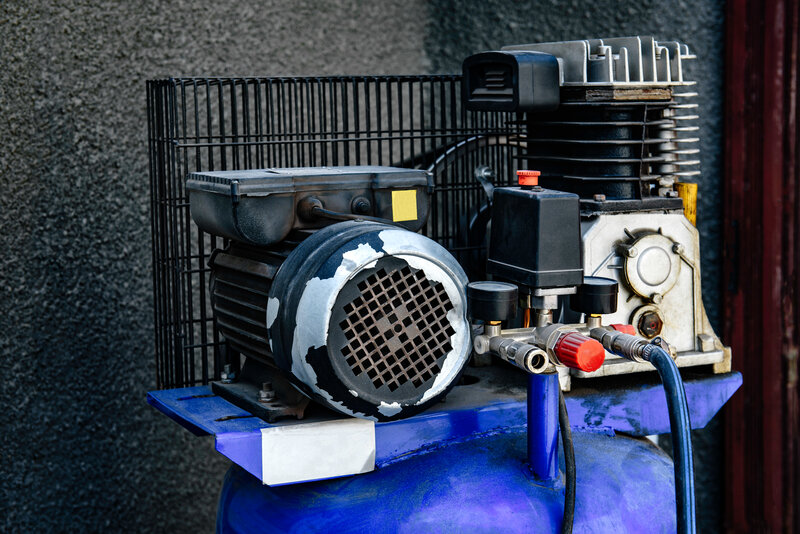 Piston compressor unusual noise knocking troubleshooting