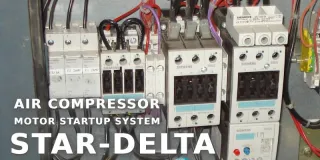 Motor startup system (Star-Delta)