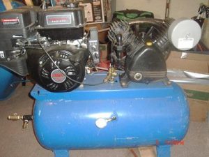 Typical 'workshop' piston air compressor