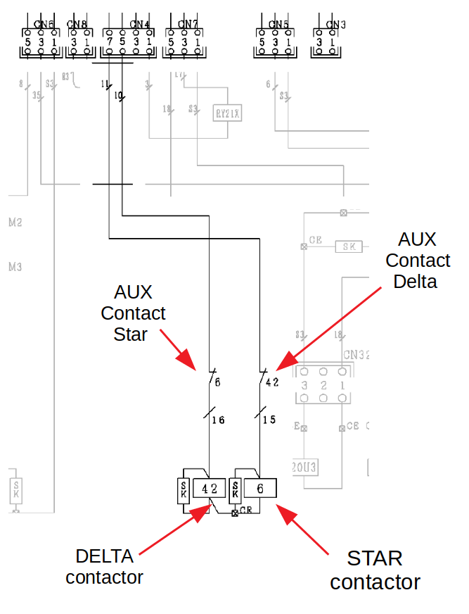 auxiliary contacts example